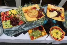 photo of appetizer station
